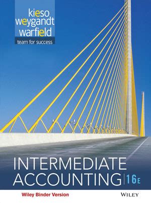 Intermediate Accounting 16th Edition Wiley Solutions Exercises