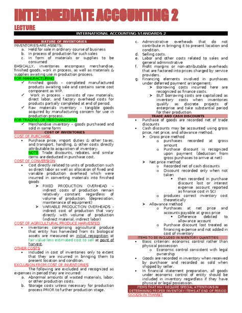 intermediate accounting 2 lecture notes