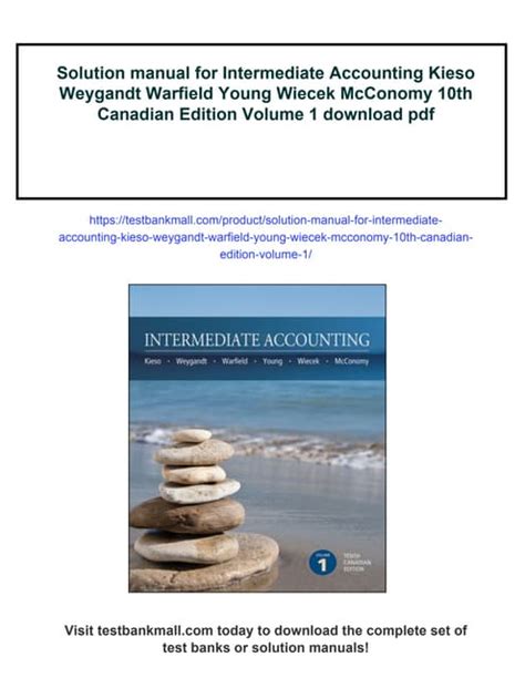 Intermediate Accounting Volume 1 10th Edition Solutions