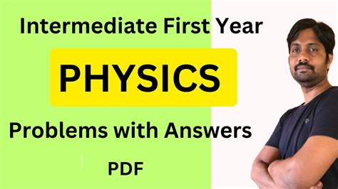 Intermediate First Year Physics Important Questions