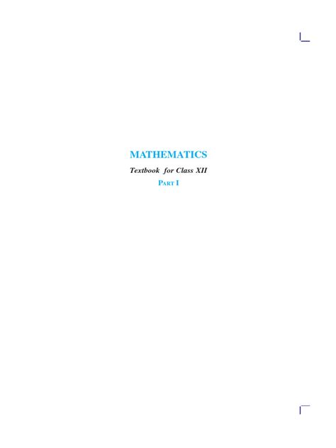 Intermediate Maths 1a Textbook Pdf