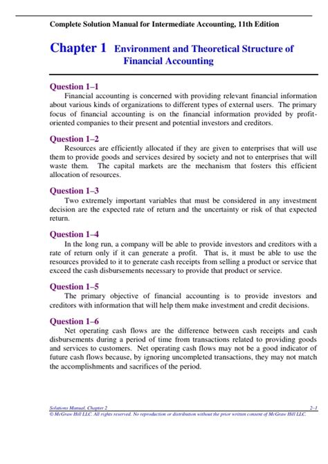Full Download Intermediate Accounting 11Th Edition Answers 