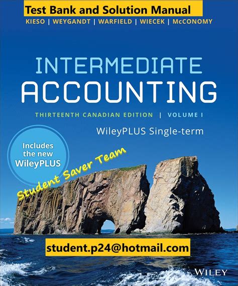 Full Download Intermediate Accounting 13 Edition Solutions 