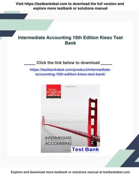 Read Online Intermediate Accounting 15Th Edition Kieso Pdf 