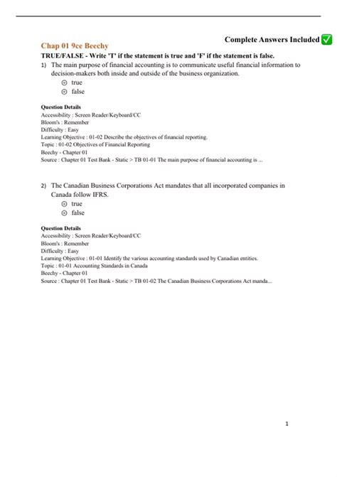 Read Intermediate Accounting 9Th Canadian Edition Test 