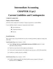 Full Download Intermediate Accounting Chapter 13 Homework Solutions 