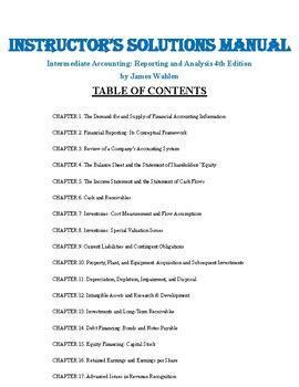 Full Download Intermediate Accounting Reporting And Analysis Solutions 