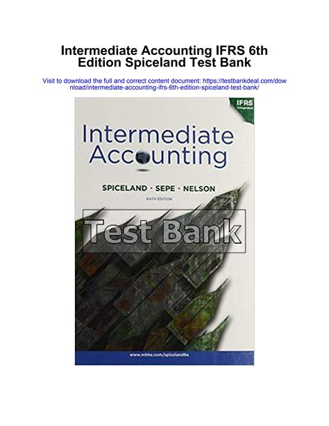 Download Intermediate Accounting Spiceland 6Th Edition Testbank 