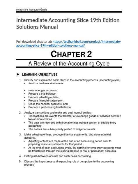 Full Download Intermediate Accounting Stice 19Th Edition 