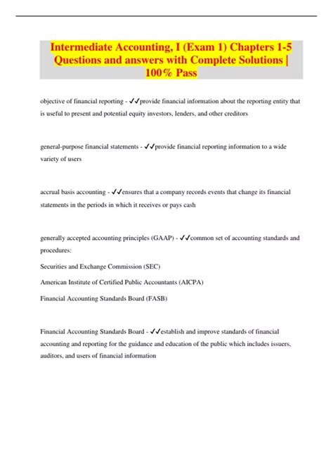 Read Intermediate Accounting Test Chapters 1 5 