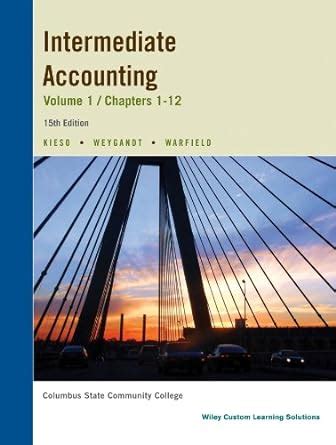 Download Intermediate Accounting Volume 1 15Th Edition 