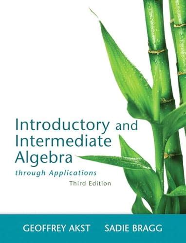 Download Intermediate Algebra Through Applications 3Rd Edition 