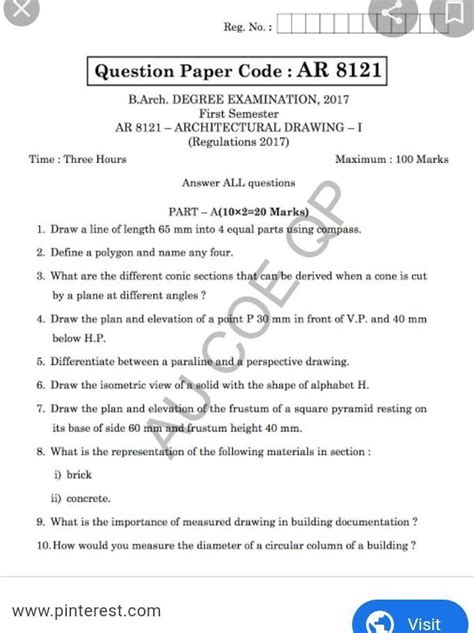 Full Download Intermediate Drawing Exam Papers 2012 