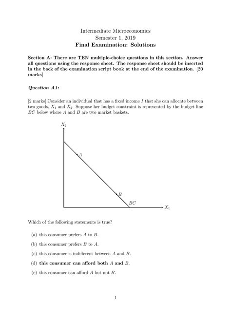 Download Intermediate Microeconomics Exam Practice With Solutions 