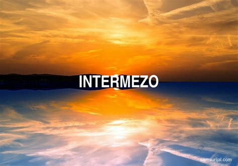 intermezo adalah