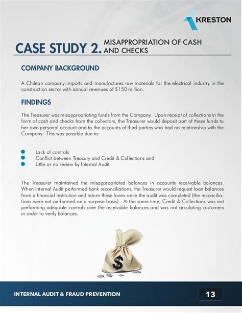 Download Internal Audit Case Study Examples 