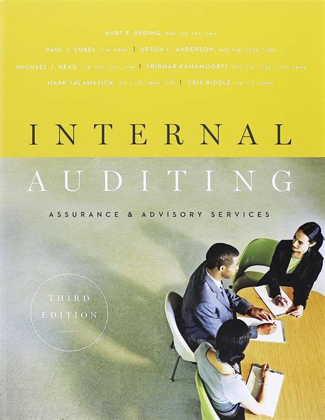 Read Internal Auditing Assurance Advisory Services Third Edition 