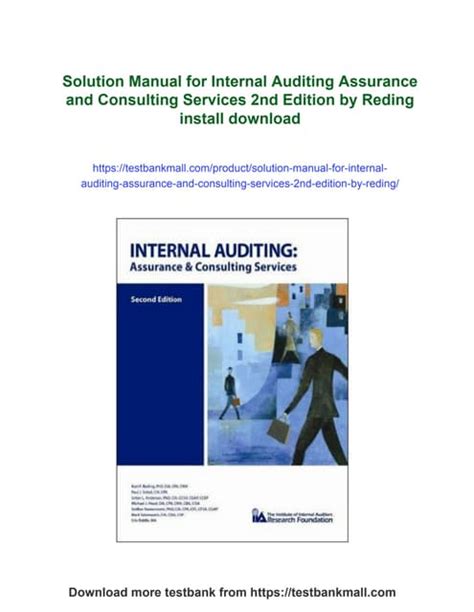 Download Internal Auditing Assurance Amp Consulting Services 2Nd Edition Test Bank 