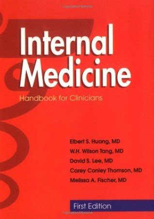 Read Online Internal Medicine Handbook For Clinicians Resident Survival Guide Series 