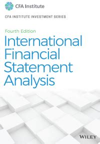 international financial statement analysis 4th edition