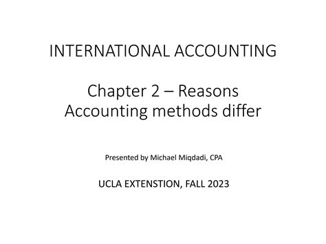 Read International Accounting Chapter 2 Solutions 