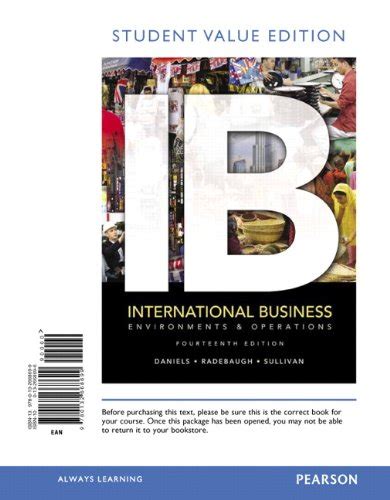 Full Download International Business Environments And Operations 14Th Edition Pdf Free 