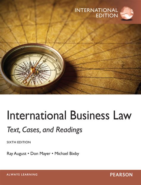 Read International Business Law Ray August 6Th Edition 