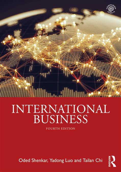 Download International Business W Cd By Oded Shenkar Yadong Luo 