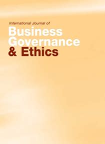 Download International Journal Of Business Governance And Ethics 