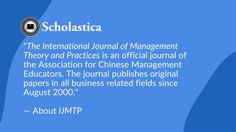 Read Online International Journal Of Management Theory And Practices 