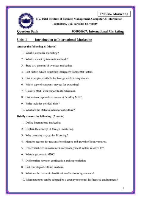 Read Online International Marketing Questions And Answers 