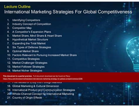 Read International Marketing Strategies For Global Competitiveness 