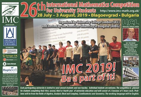 Download International Mathematics Competition For University Students 