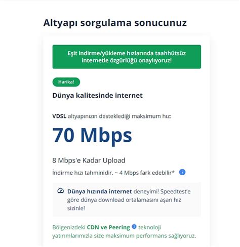Internet Altyapı Başvurusu