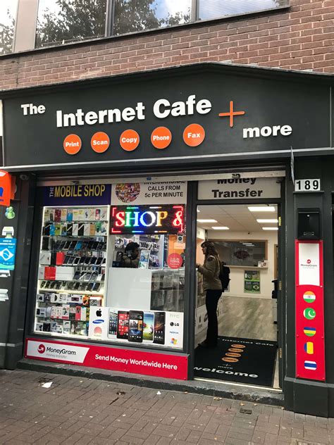 internet cafe from