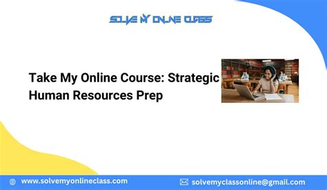 Internet Course Strategic Human Resources Planning