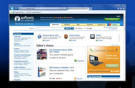 Internet Explorer 9 Nokia C1 01