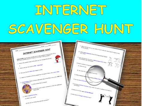 Internet Scavenger Hunt Always New Teaching Resources Life Science Internet Scavenger Hunt - Life Science Internet Scavenger Hunt