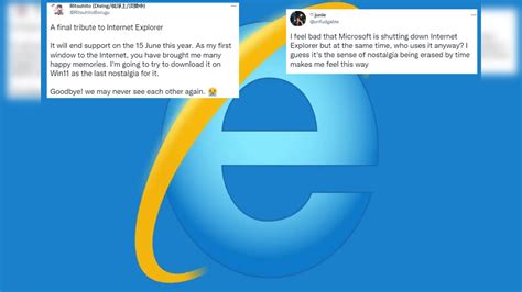Internet Explorer Is Shutting Down in a Burst of Nostalgia