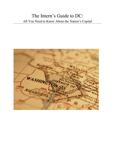 Read Online Interns Guide To Dc 