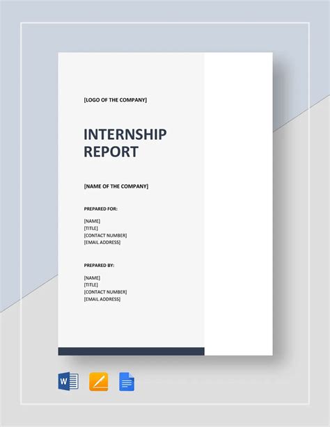 Internship Report Sample
