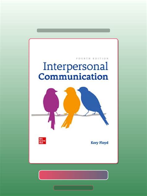 interpersonal communication 4th edition