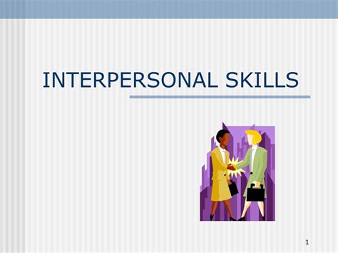 Interpersonal Skills Powerpoint Ppt Presentation
