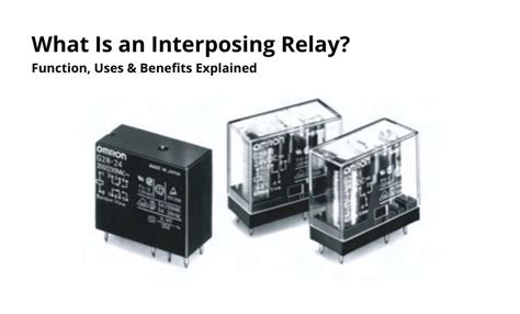 Interposing Isolation Relays