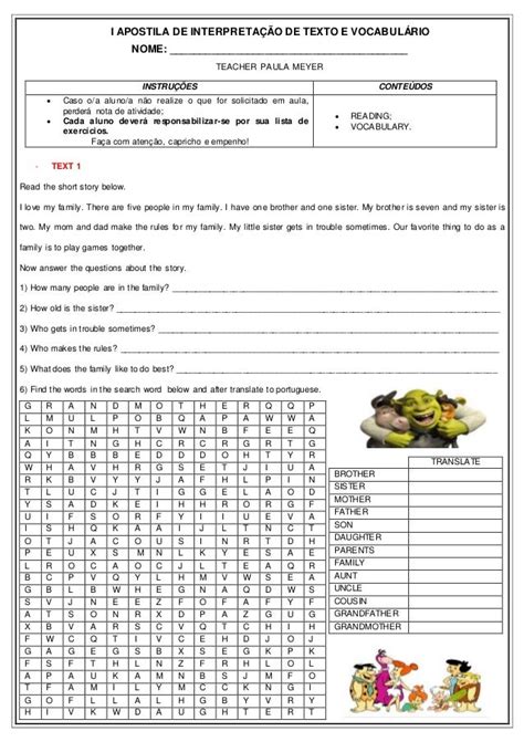 Interpretação De Texto Em Inglês