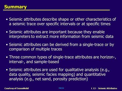 interpreters guide to seismic attributes