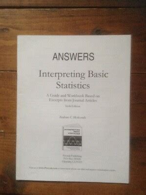 Download Interpreting Basic Statistics Answers 