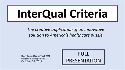 Interqual Certified Instructor