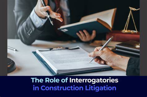 interrogatories for construction lien