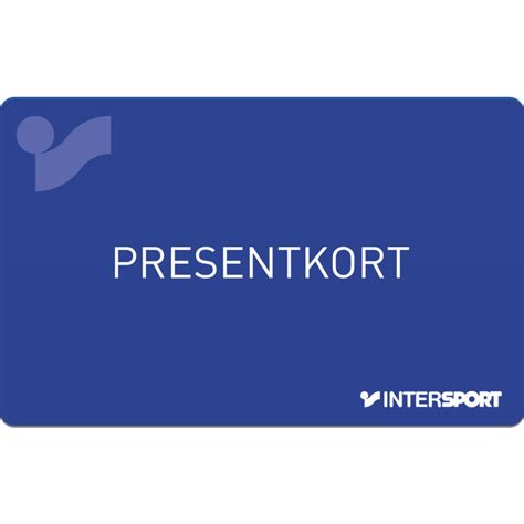 intersport presentkort